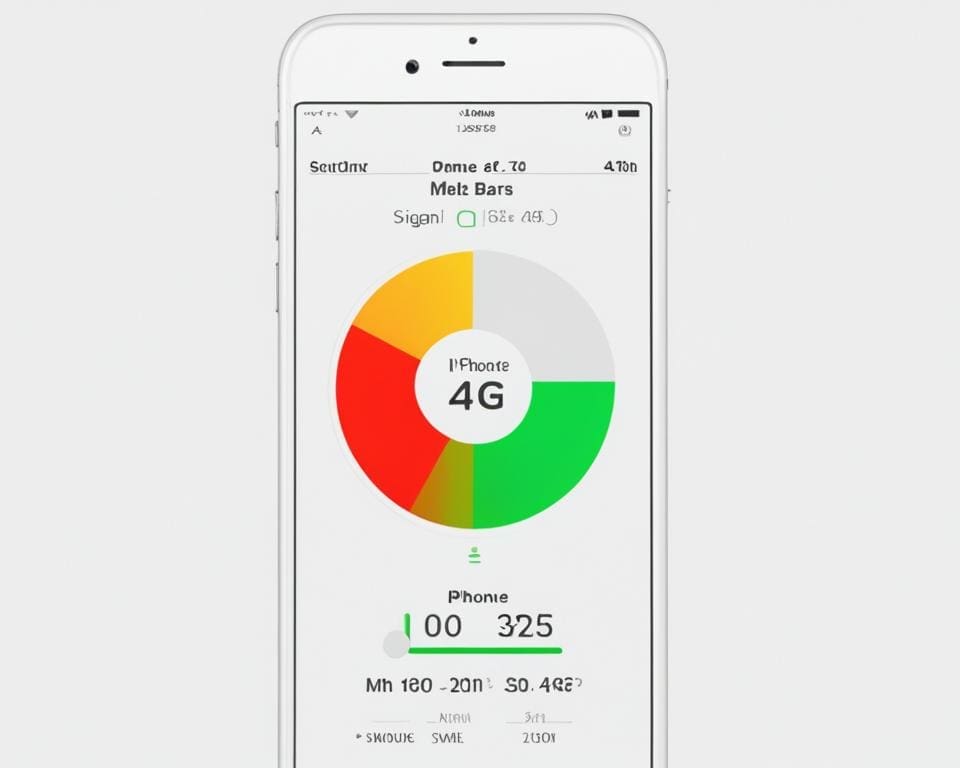 resterende 4G-data op iPhone