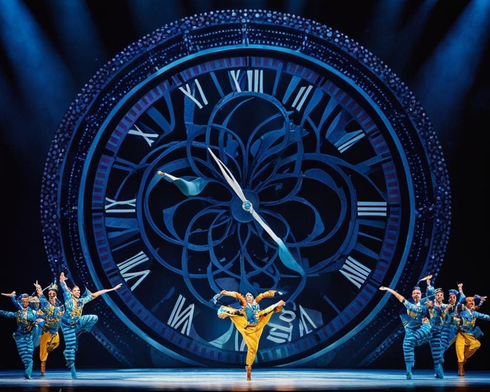 tijdsduur van een Cirque du Soleil voorstelling