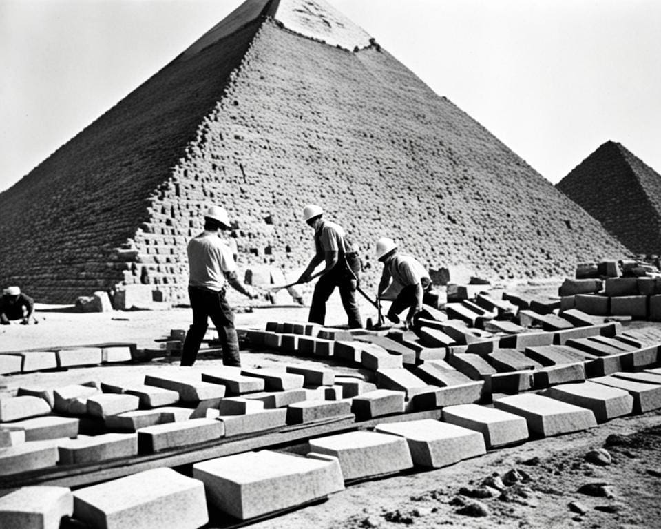 bouwtechnieken piramides