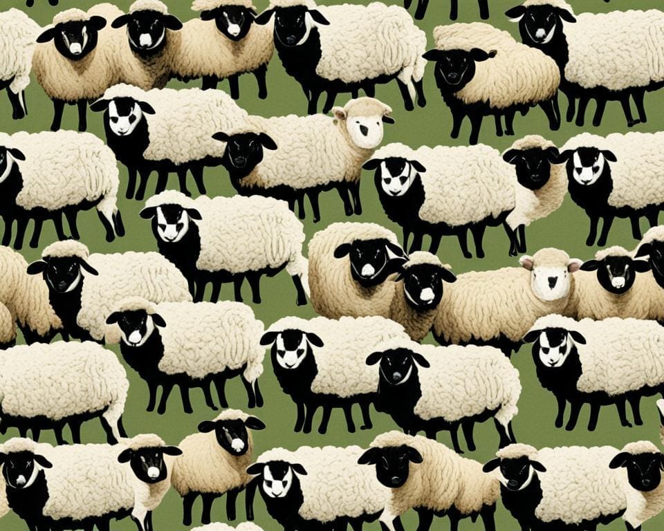 schapenras en vachtkleur