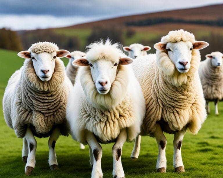 waarom hebben schapen kleuren op hun rug