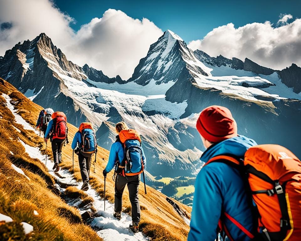 Avonturen in de Alpen van het Zwitserse Zürich