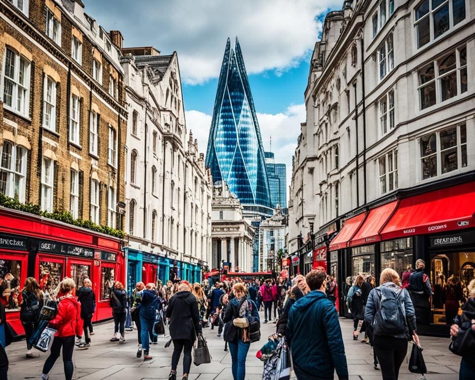 Shoppen en cultuur in het kosmopolitische Londen