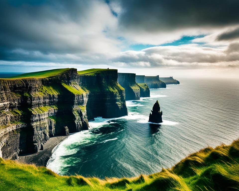 De natuurlijke schoonheid van de Ierse Cliffs of Moher