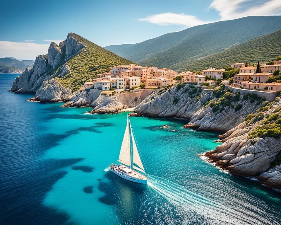 Ontspannen en zeilen langs de kust van Sardinië