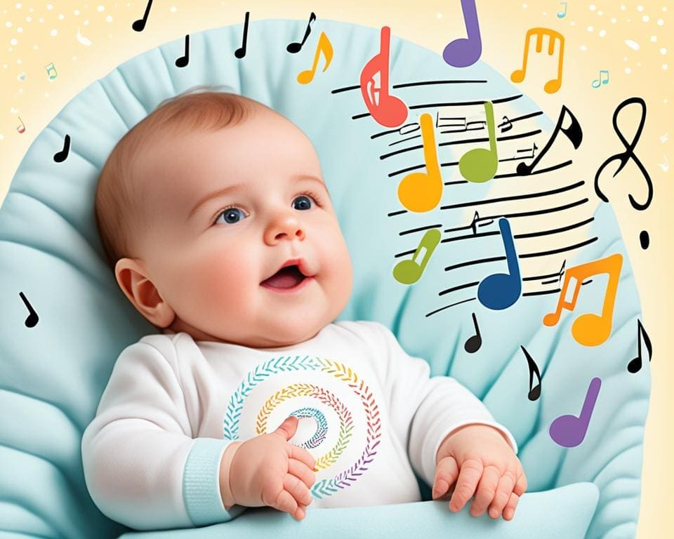 impact van muziek op baby's