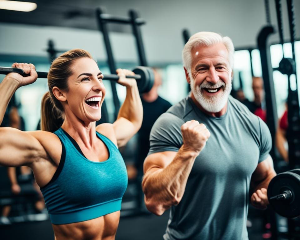sociale interactie workout support samen trainen plezier in sporten