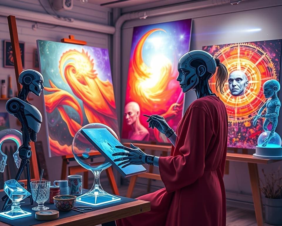 AI in de kunstwereld: Creativiteit en technologie samen