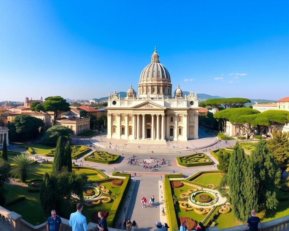 Bewonder de architectuur van het Vaticaan