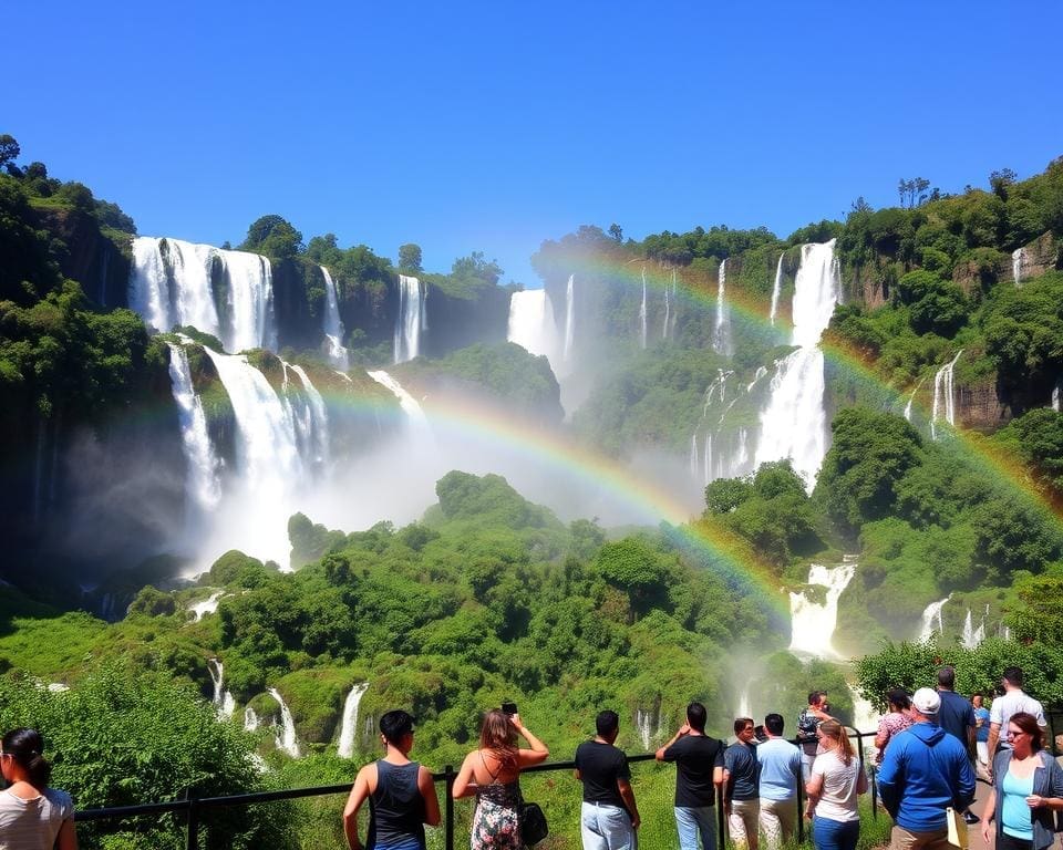 Bewonder de spectaculaire watervallen van Iguazú