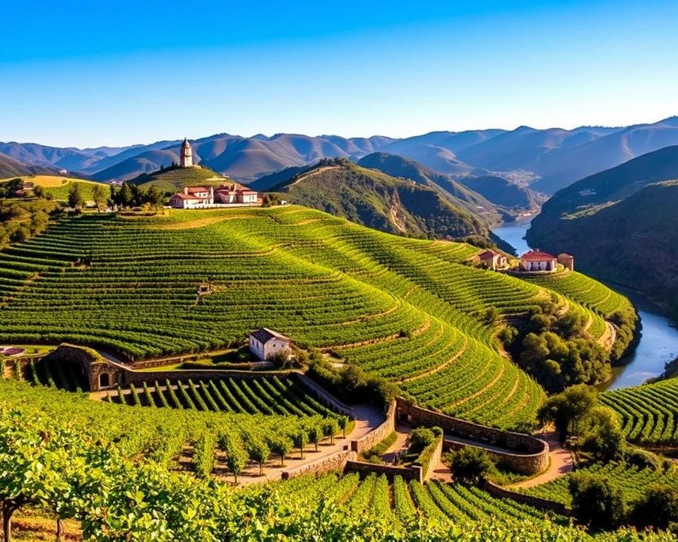 Bezoek de wijngaarden van de Douro-vallei, Portugal