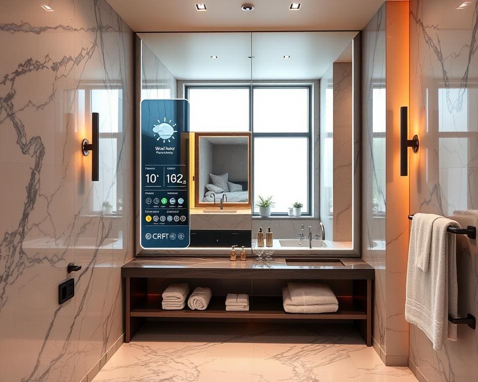 De Voordelen Van Slimme Spiegels Voor Een Luxe Badkamer