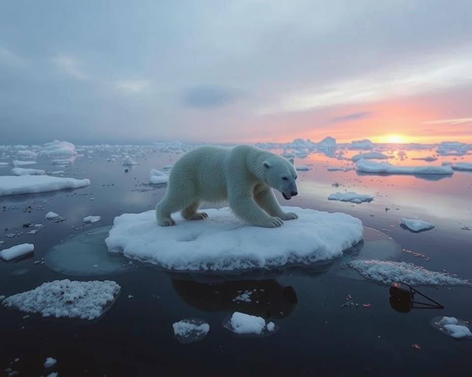 De impact van global warming op dieren