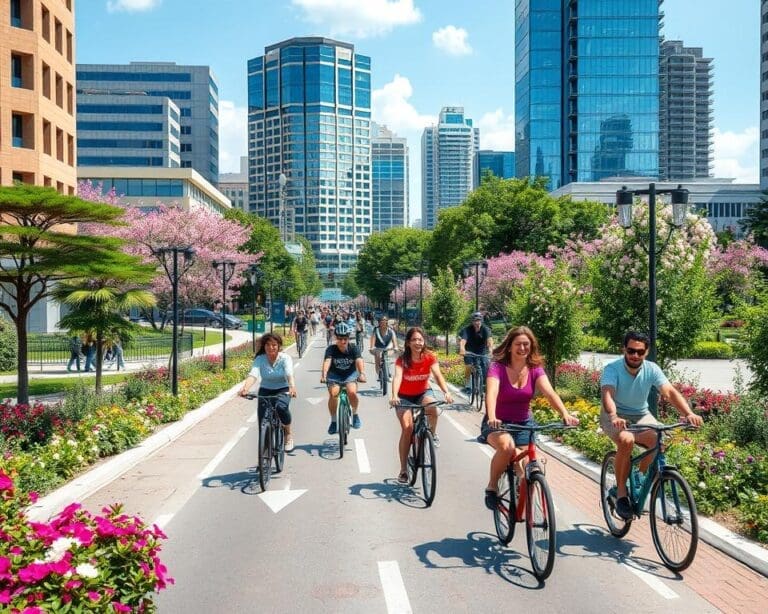 De voordelen van fietsen naar werk