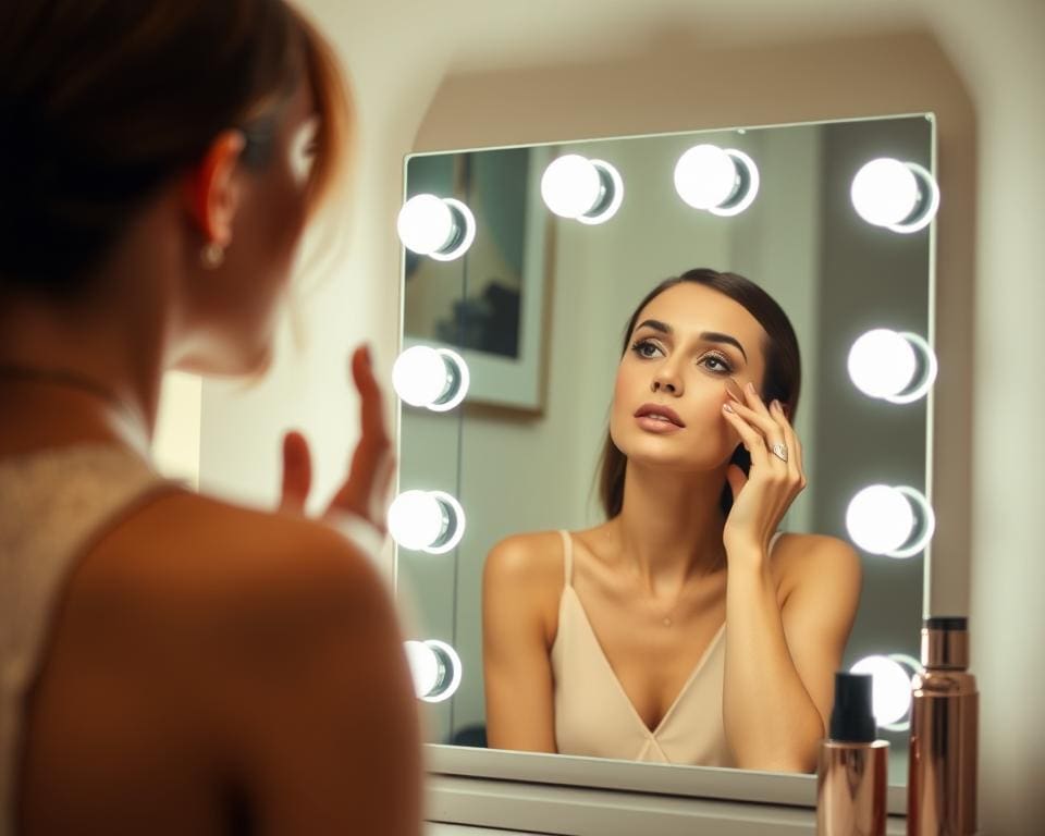 Digitale spiegels met verlichting: Perfect voor make-up