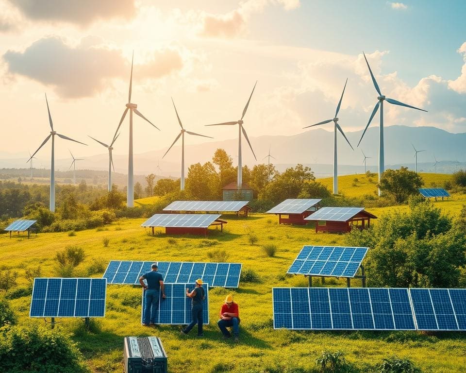 Duurzame energiebanen