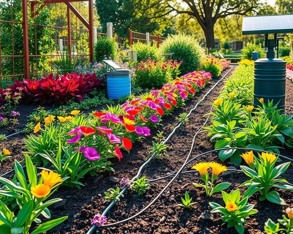 Duurzame tuinirrigatie en efficiënt watergebruik in de tuin