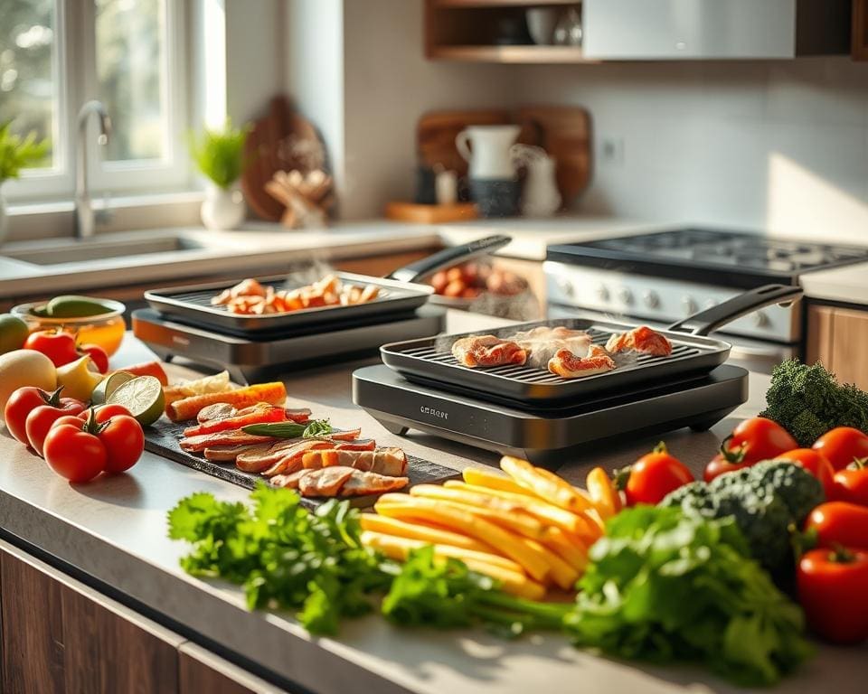 Elektrische grillpannen voor vetvrije gerechten thuis