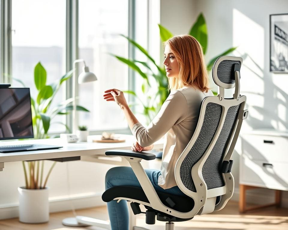 Ergonomisch zitten voor gezondheidsvoordelen