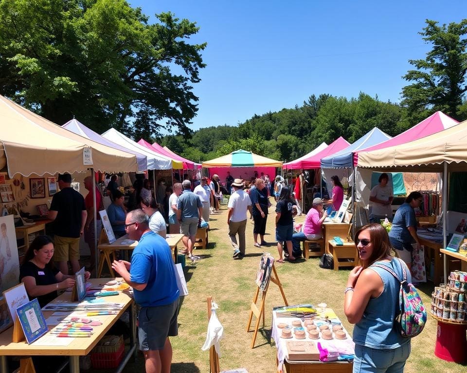 Festivaldag vol creatieve workshops, optredens en marktkramen
