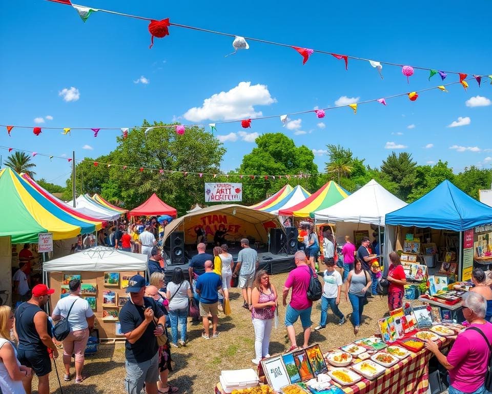 Festivalweekend met livemuziek, kunstmarkten en lekker eten