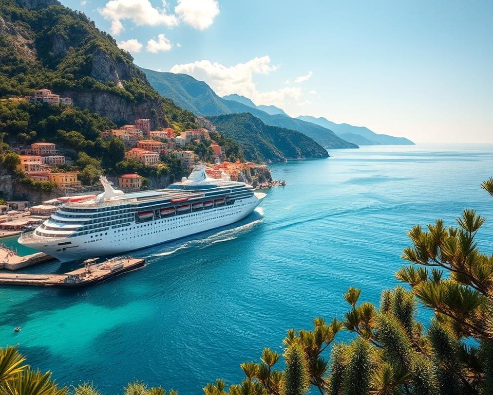 Geniet van een cruise langs de kust van Italië