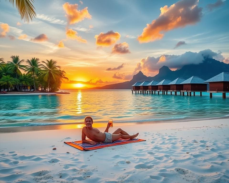 Geniet van een dagje op de stranden van Bora Bora