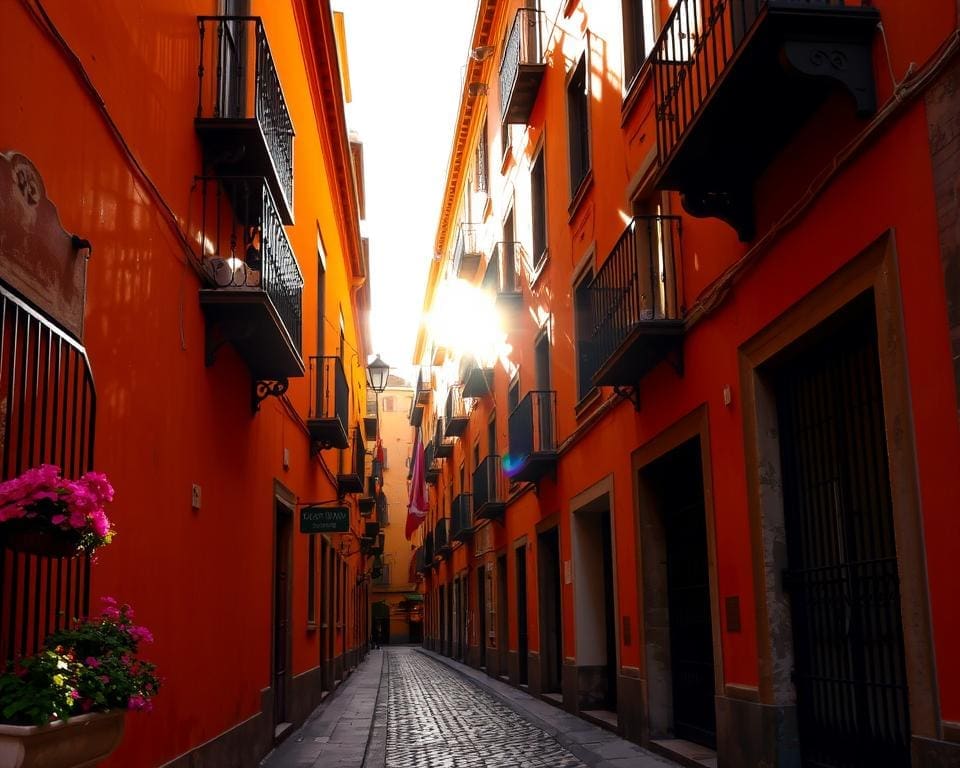 Geniet van een wandeling door de steegjes van Sevilla