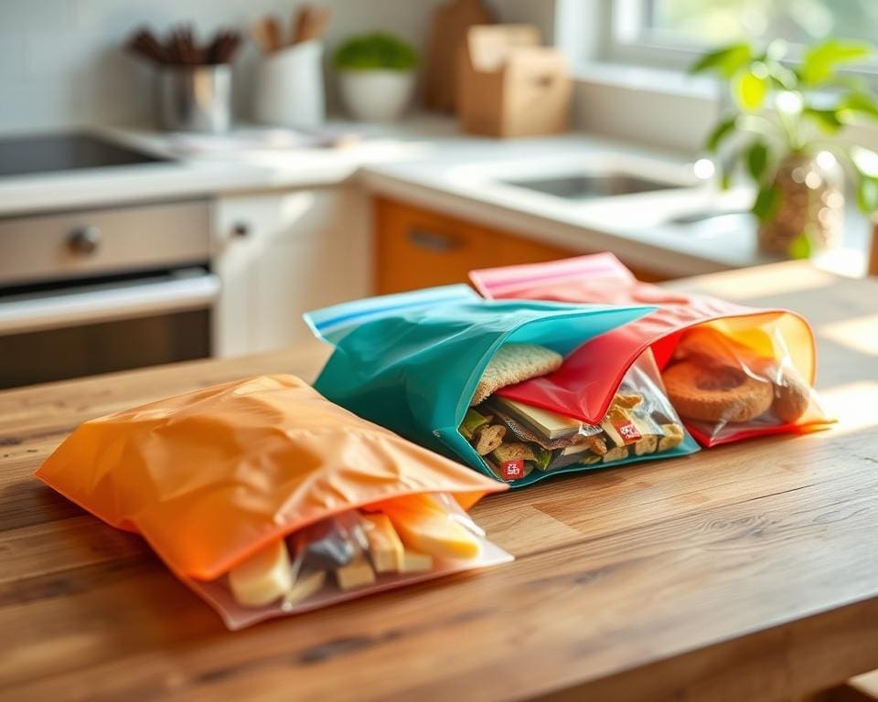 Herbruikbare boterhamzakjes voor dagelijks gebruik