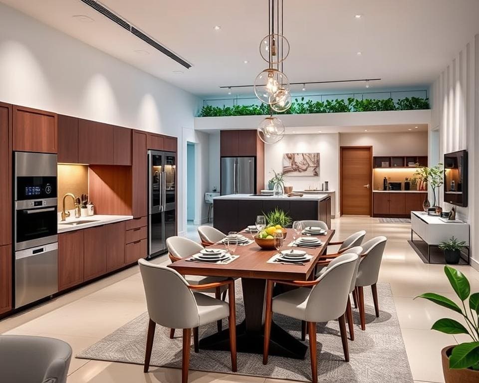 Hoe Je Een Stijlvolle Eetkamer Ontwerpt Met Slimme Apparaten