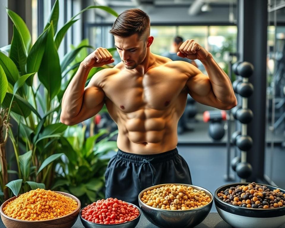 Krachttraining combineren met plantaardige eiwitten