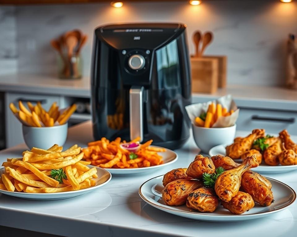 Krokante gerechten met een airfryer