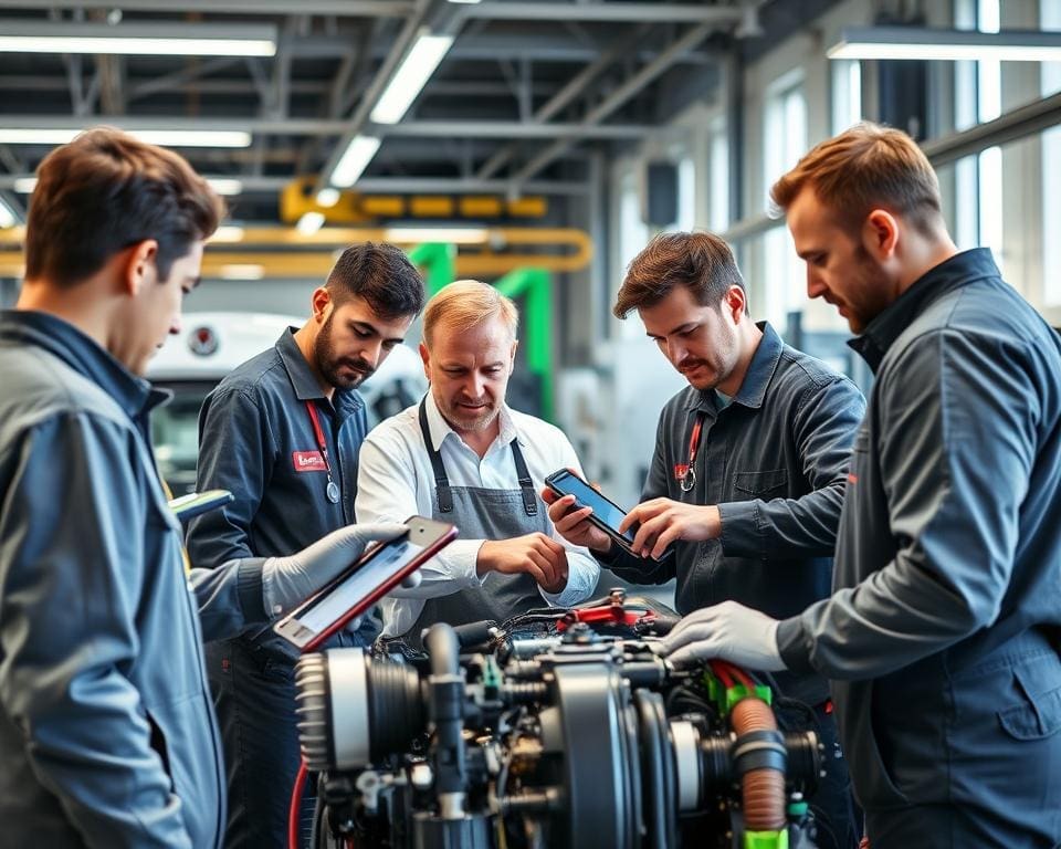 Nieuwe vaardigheden automobielindustrie