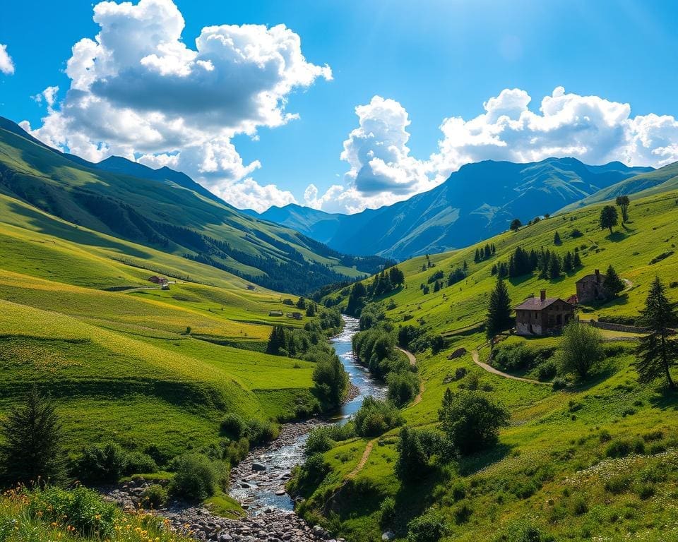 Ontdek de groene valleien van de Pyreneeën