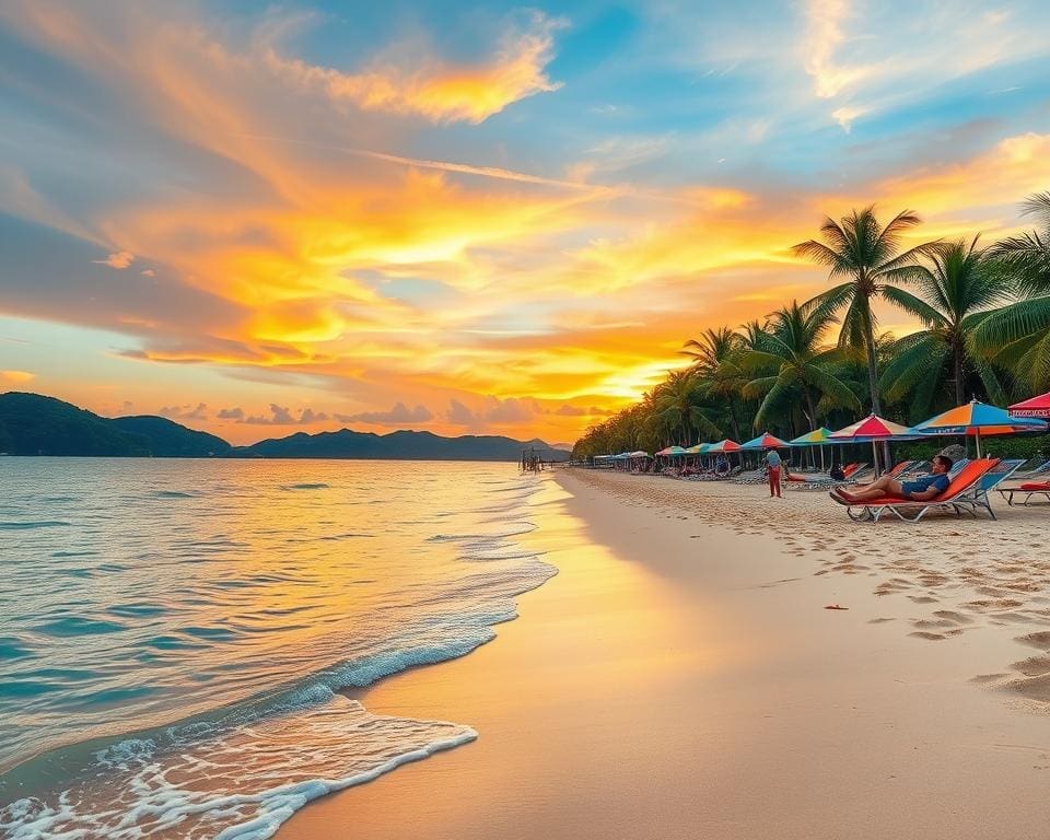 Ontspan op de stranden van Phuket, Thailand