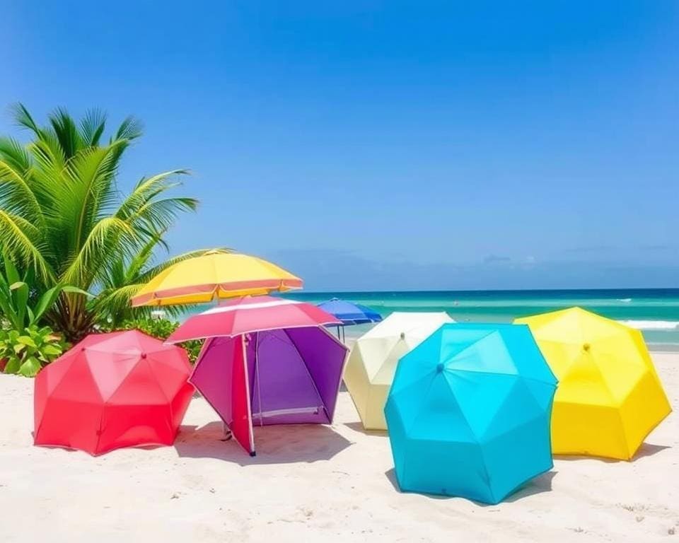 Opklapbare parasols voor compact schaduwplezier