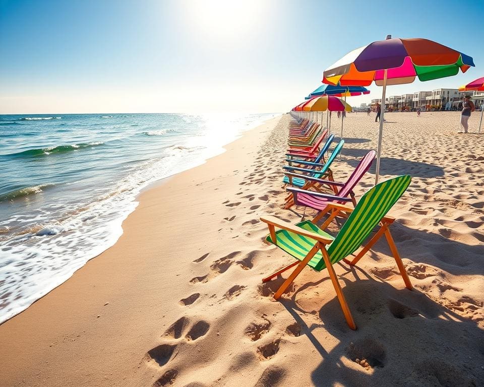 Opvouwbare strandstoelen voor dagen aan zee