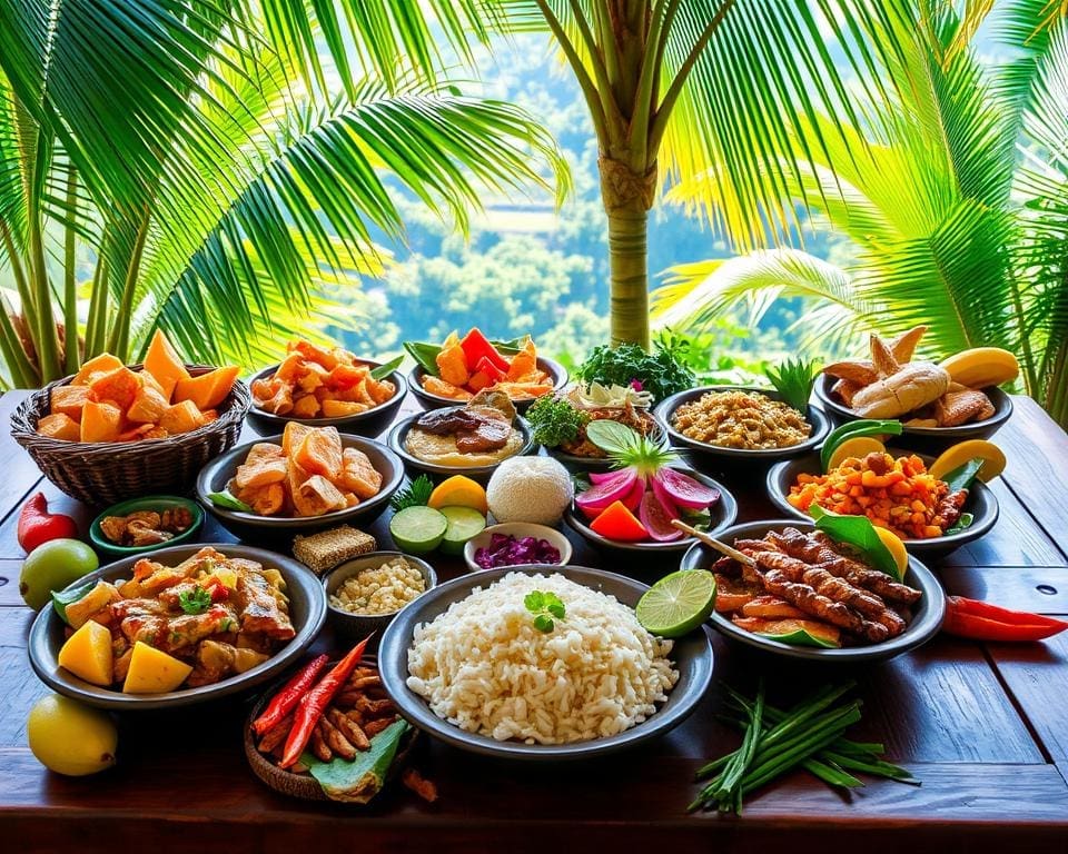 Proef de traditionele gerechten van Bali