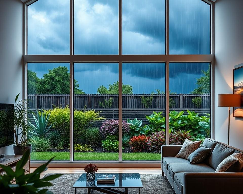 Slimme ramen met automatische sluiting bij regen