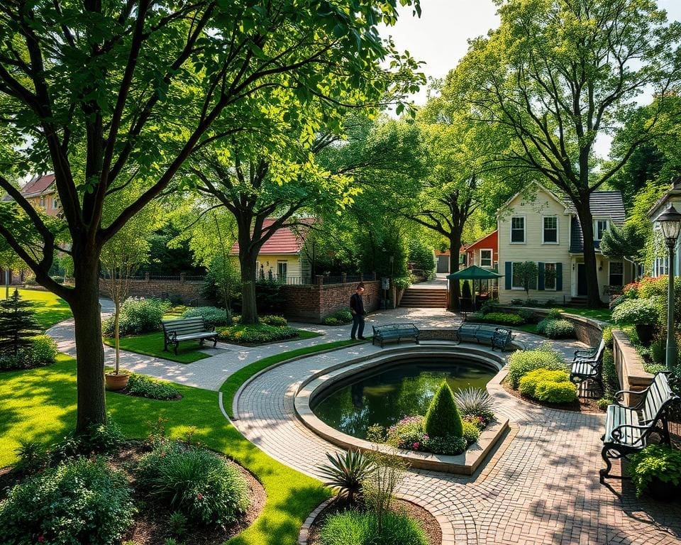 Stadsontdekkingstocht langs parken