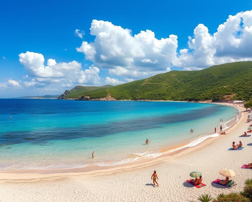 Strandplezier Sardinië