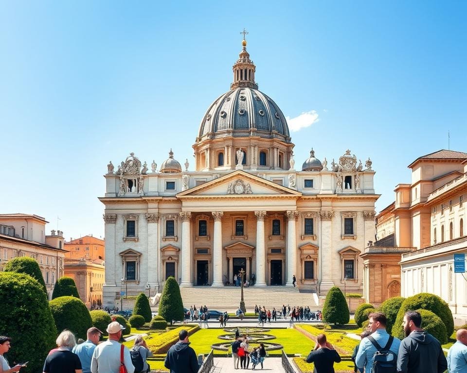 Vaticaanse architectuur bewonderen