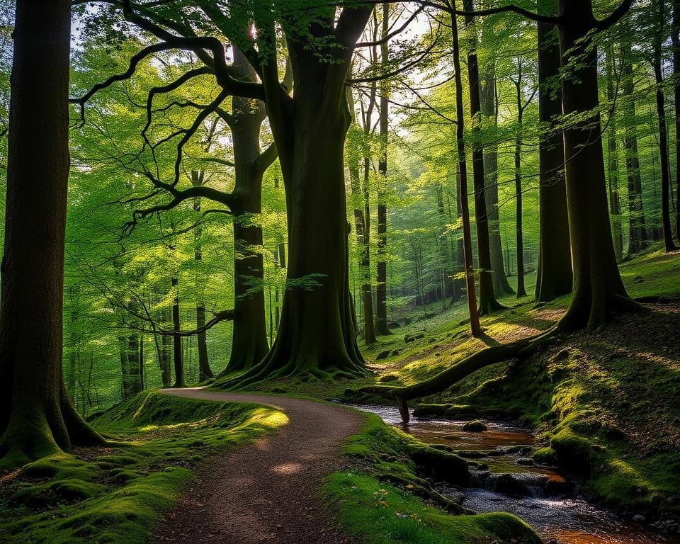 Verken de bossen van de Ardennen in België