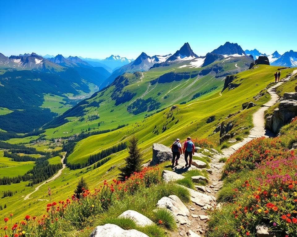 Wandelen in de Alpen