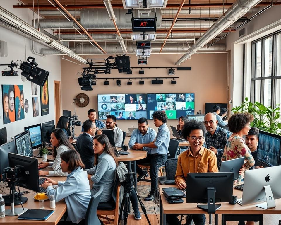 Werken in de media-industrie: Trends en vooruitzichten