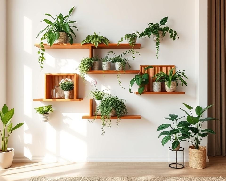 bamboe wanddecoratie