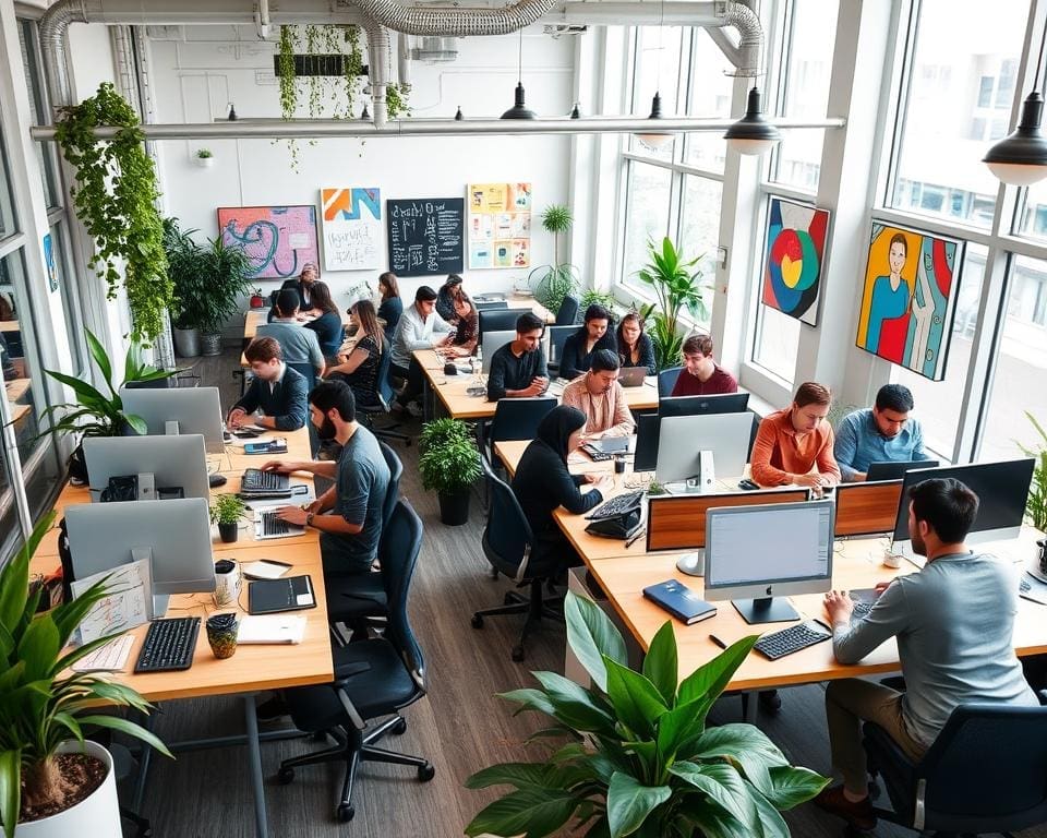 definitie van coworking spaces