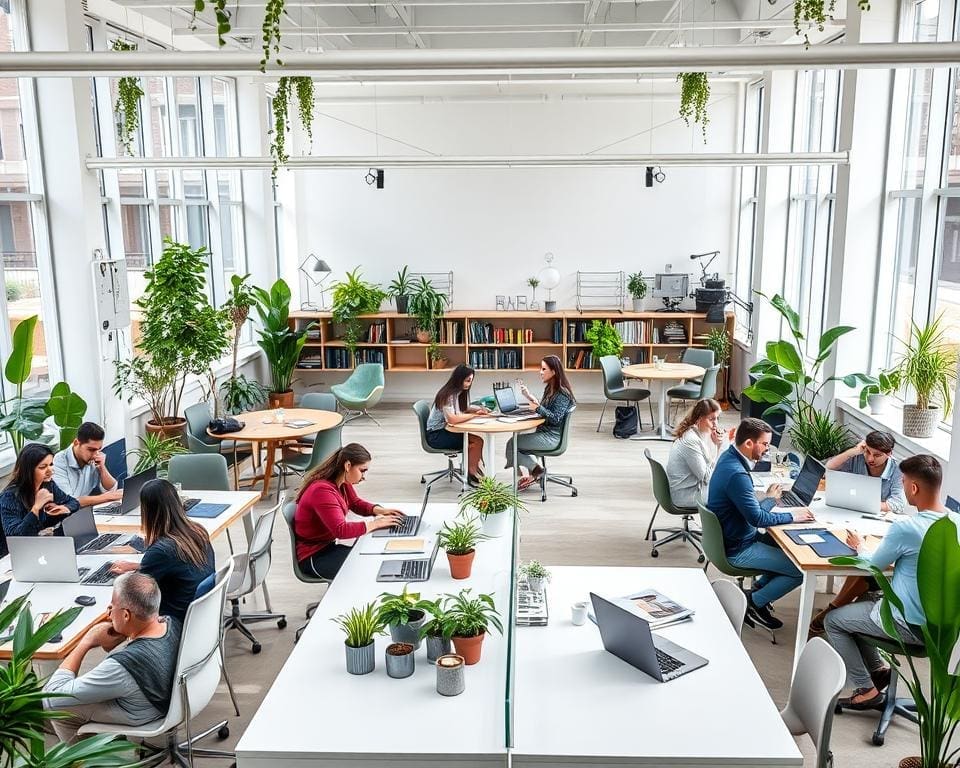 flexibel werken in coworking spaces