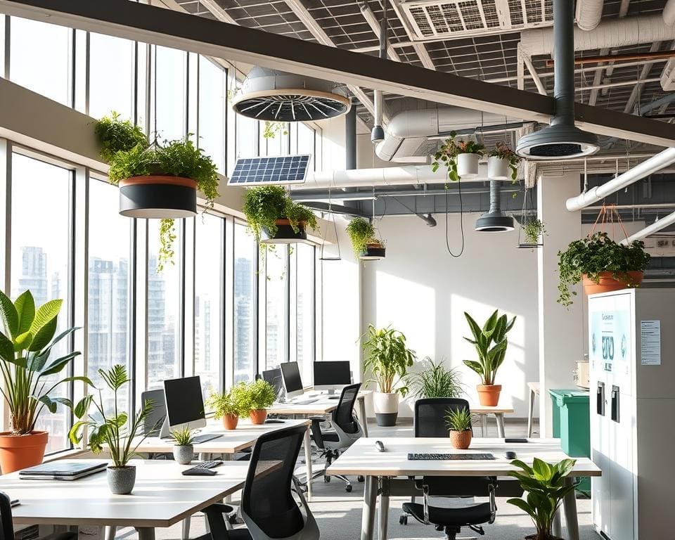 hoe je jouw werkplek kunt verduurzamen met slimme technologie