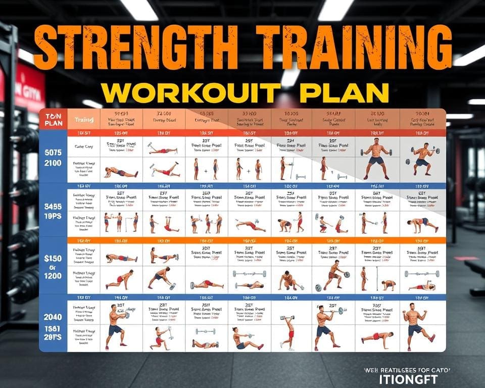 krachttraining schema